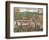 Map of Zurich, 1575-null-Framed Giclee Print