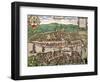 Map of Zurich, 1575-null-Framed Giclee Print