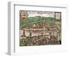 Map of Zurich, 1575-null-Framed Giclee Print