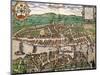 Map of Zurich, 1575-null-Mounted Giclee Print