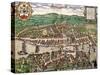 Map of Zurich, 1575-null-Stretched Canvas
