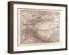 Map on India, Mongolia and China, 1876-null-Framed Giclee Print