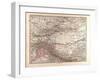 Map on India, Mongolia and China, 1876-null-Framed Giclee Print