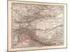 Map on India, Mongolia and China, 1876-null-Mounted Giclee Print