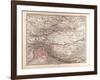 Map on India, Mongolia and China, 1876-null-Framed Giclee Print