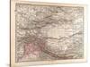 Map on India, Mongolia and China, 1876-null-Stretched Canvas