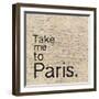 Map Paris-Lauren Gibbons-Framed Art Print