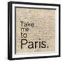 Map Paris-Lauren Gibbons-Framed Art Print