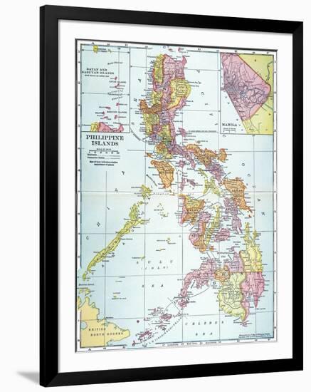 Map: Philippines, 1905-null-Framed Giclee Print