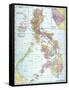 Map: Philippines, 1905-null-Framed Stretched Canvas
