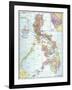 Map: Philippines, 1905-null-Framed Giclee Print