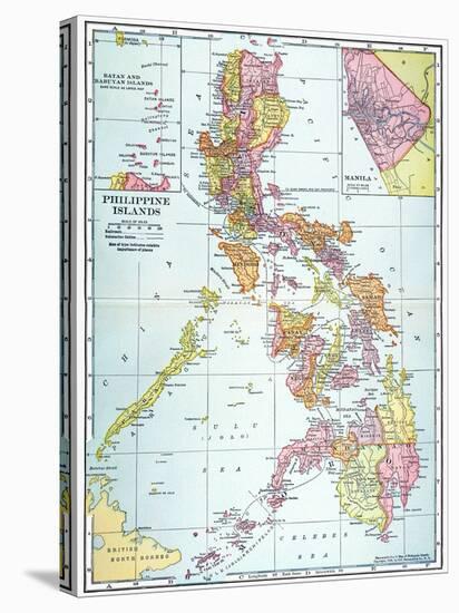 Map: Philippines, 1905-null-Stretched Canvas