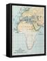 Map: Phoenician Empire-null-Framed Stretched Canvas