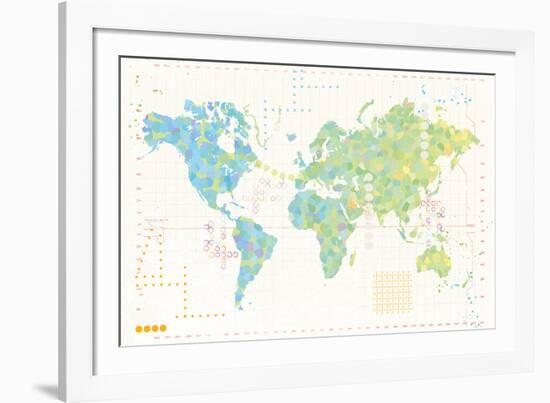 Map Play-Tom Frazier-Framed Giclee Print