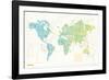 Map Play-Tom Frazier-Framed Giclee Print