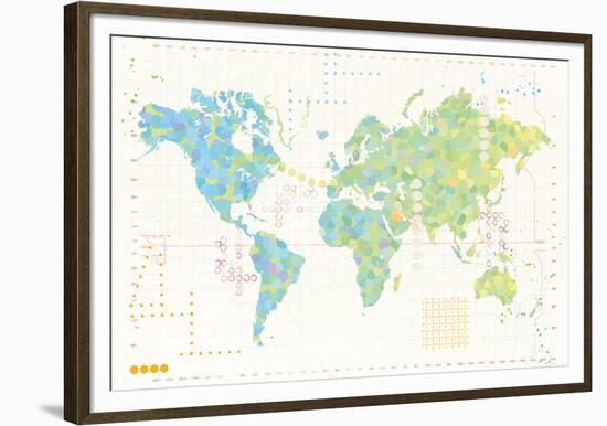 Map Play-Tom Frazier-Framed Giclee Print