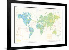 Map Play-Tom Frazier-Framed Giclee Print