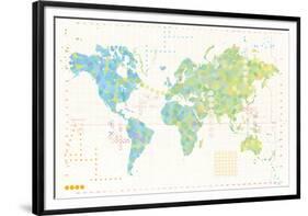 Map Play-Tom Frazier-Framed Giclee Print