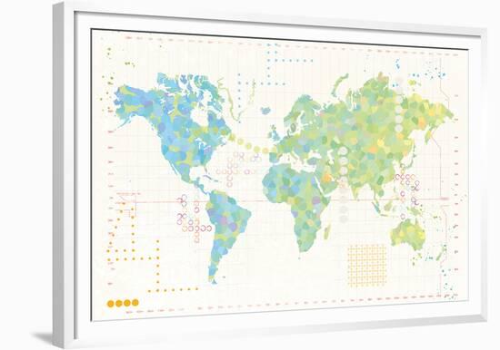 Map Play-Tom Frazier-Framed Giclee Print