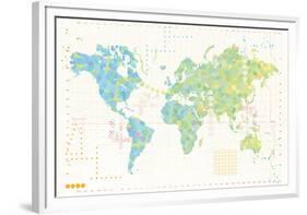 Map Play-Tom Frazier-Framed Giclee Print