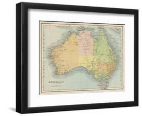 Map Probably Made Soon after 1861-Bartholomew-Framed Photographic Print