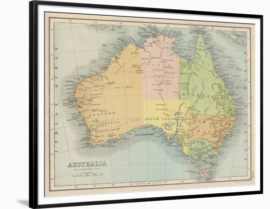 Map Probably Made Soon after 1861-Bartholomew-Framed Premium Photographic Print