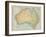 Map Probably Made Soon after 1861-Bartholomew-Framed Art Print