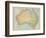 Map Probably Made Soon after 1861-Bartholomew-Framed Art Print