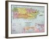 Map: Puerto Rico, 1900-null-Framed Giclee Print