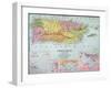 Map: Puerto Rico, 1900-null-Framed Giclee Print