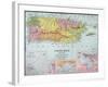 Map: Puerto Rico, 1900-null-Framed Giclee Print