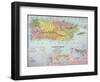 Map: Puerto Rico, 1900-null-Framed Giclee Print