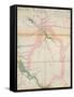 Map Representing the Approximate Tonnage of Wines and Spirits in Circulation in France in 1857-Charles Joseph Minard-Framed Stretched Canvas