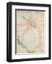 Map Representing the Approximate Tonnage of Wines and Spirits in Circulation in France in 1857-Charles Joseph Minard-Framed Giclee Print