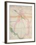 Map Representing the Approximate Tonnage of Wines and Spirits in Circulation in France in 1857-Charles Joseph Minard-Framed Giclee Print