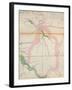 Map Representing the Approximate Tonnage of Wines and Spirits in Circulation in France in 1857-Charles Joseph Minard-Framed Giclee Print