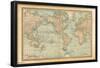 Map - Rustic-Trends International-Framed Poster