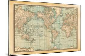 Map - Rustic-Trends International-Mounted Poster