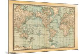 Map - Rustic-Trends International-Mounted Poster