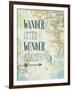 Map Sentiments V-Katie Pertiet-Framed Art Print