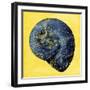 Map Shel l2 Y Indigo-Jace Grey-Framed Art Print