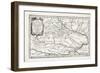 Map Showing Both Poltava and Bender-Gabriel Bodenehr the Elder-Framed Giclee Print