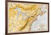 Map Showing British Colonies and Northern New France during the French and Indian War, c.1750-null-Framed Giclee Print