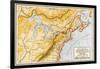 Map Showing British Colonies and Northern New France during the French and Indian War, c.1750-null-Framed Giclee Print