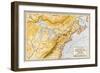Map Showing British Colonies and Northern New France during the French and Indian War, c.1750-null-Framed Giclee Print