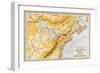 Map Showing British Colonies and Northern New France during the French and Indian War, c.1750-null-Framed Giclee Print