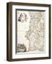 Map Showing Portugal, C.1680-Frederik de Wit-Framed Premium Giclee Print