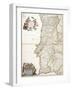 Map Showing Portugal, C.1680-Frederik de Wit-Framed Giclee Print