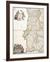 Map Showing Portugal, C.1680-Frederik de Wit-Framed Giclee Print