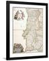 Map Showing Portugal, C.1680-Frederik de Wit-Framed Giclee Print